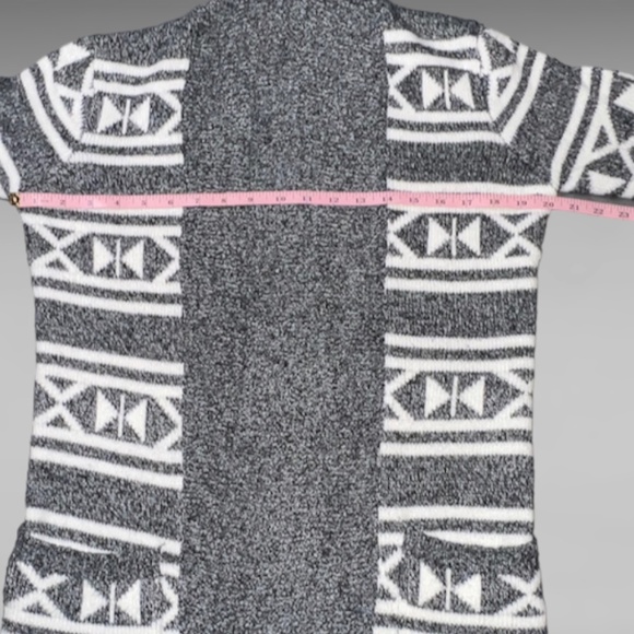 Show Me Your Mumu Women's Extra Small Trench Cardigan Nordic Knit - Picture 8 of 10